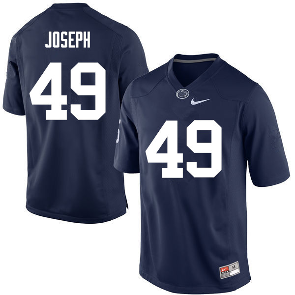 Men Penn State Nittany Lions #49 Daniel Joseph College Football Jerseys-Navy